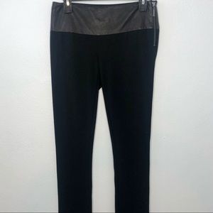 Marciano Black Leggings Leather Waist